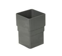 Floplast Anthracite Grey Square Downpipe (L)0.14M