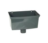 Floplast Anthracite Grey Square Downpipe (L)0.21M