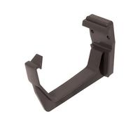 Floplast Anthracite Grey Square Fascia Bracket (Dia) 114mm