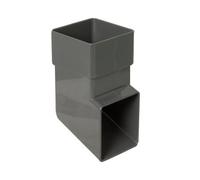 Floplast Anthracite Grey Square Gutter Shoe (L)139mm