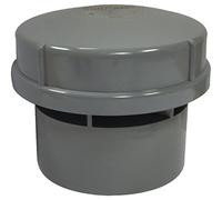 FloPlast AV110 Air Admittance Valve Solvent For 110mm Pipe - Grey by Floplast