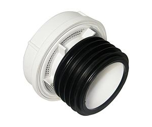 FloPlast AX110W External Air Admittance Valve 110mm - 82mm Push Fit / Solvent - White