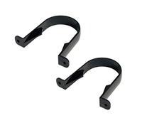 FLOPLAST Black 68mm Round Gutter Pipe Clip - Bag of 2