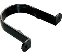 Floplast Black Half Round Gutter Clip (L)113mm (Dia)68mm