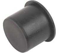 Floplast Black Push-Fit Waste Pipe Access Plug, (Dia)32mm