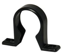 Floplast Black Push-Fit Waste Pipe Clip (Dia)40mm, Pack Of 3