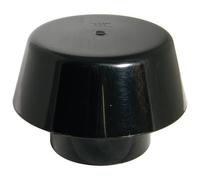 FloPlast Vent Cowl 110mm Soil Black