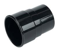 Floplast Black Round Gutter Socket (L)78mm (Dia)68mm