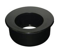 Floplast Black Round Rainwater Reducer, (Dia)110mm