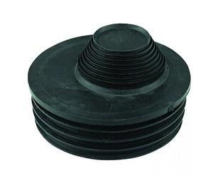 FloPlast Black Rubber Universal Waste Adaptor 110mm