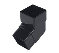 Floplast Black Square 112.5° Offset Downpipe Bend