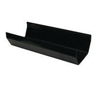 Floplast Black Square Gutter Length (L)3M (Dia)114mm