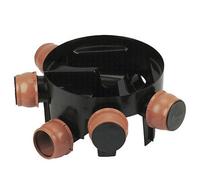 Floplast Black Underground Drainage Inspection Chamber, (Dia)450mm