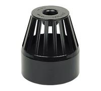FloPlast Black Vent Terminal 110mm