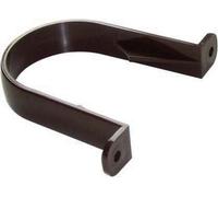 Floplast Brown Round Gutter Clip (L)113mm (Dia)68mm