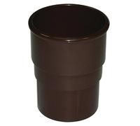 Floplast Brown Round Gutter Socket (Dia)68mm