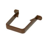 Floplast Brown Square Gutter Clip (L)18mm (Dia)65mm