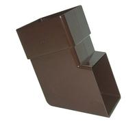 Floplast Brown Square Gutter Shoe (L)70mm (Dia)65mm
