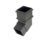 Floplast Cast Iron Effect 65mm Square 112mm Degree Offst Bend
