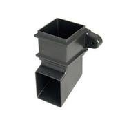 Floplast Cast Iron Effect 65mm Square Pipe Shoe Rbs4