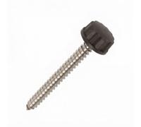 Floplast Cast Iron Effect Gutter Downpipe Fitting Fixings 68mm System - Pack Of 2