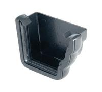 Floplast Cast Iron Effect Ogee Gutter External Stopend Right Hand 110mm X 80mm Pack Of 2