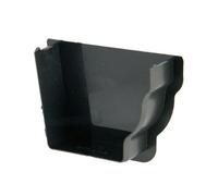 Floplast Cast Iron Effect Ogee Gutter Internal Stopend Right Hand - 110mm X 80mm - Pack Of 2