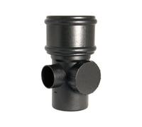 Floplast Cast Iron Effect Soil Access Pipe - Single Socket