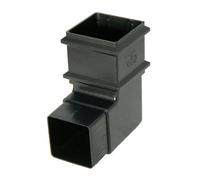 Floplast Cast Iron Effect Square Downpipe Bend 92.5 Degree X 65mm - Pack Of 2