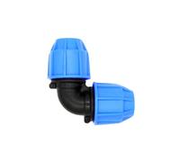 Floplast Compression 90° Equal Knuckle Pipe Elbow (Dia)53.4mm