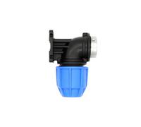 Floplast Wallplate Pipe Elbow (Dia)93mm