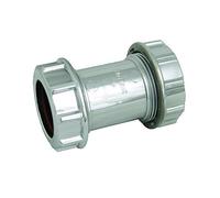 FloPlast CW07 CW07-32MM Chrome Style Polypropylene Compression Waste Coupling, Silver