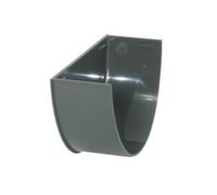 Floplast Deepflow Hi-Cap Internal Stopend 115mm X 75mm Anthracite Grey