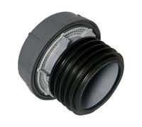 Floplast External Air Admittance Valve Aav - 110mm Push-Fit Anthracite Grey