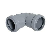 FloPlast Grey Push Fit Bend 40mm x 90o