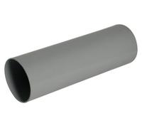 Floplast Grey Round Downpipe (L)2.5M (Dia)68mm