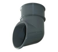 Floplast Grey Round Gutter Shoe (Dia)68mm