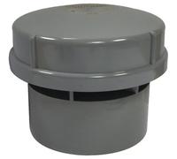 Floplast Grey Solvent Weld Air Admittance Valve, (Dia)110mm