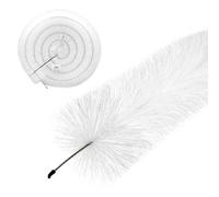 FloPlast GutterBrush Leaf Guard Gutter Protection (3 Pack) - White