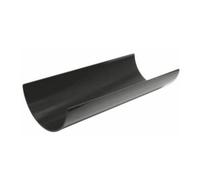 Floplast Half Round Gutter 112mm X 4M Anthracite Grey - Pvc-U, Bs En Compliant