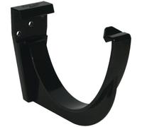 Floplast Hi-Cap Black Half Round Fascia Bracket (Dia) 115mm