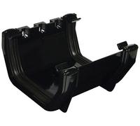 Floplast Hi-Cap Black Square Union Bracket (Dia) 114mm