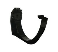 Floplast Industrial Xtraflo 170mm Half-Round Gutter Fascia Bracket Black - Pack Of 2