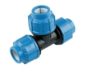 FLOPLAST MDPE 32mm x 32mm x 25mm Reducing Tee - Pack of 2