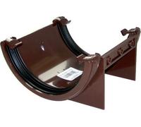 FloPlast Mini Gutter 76mm Brown Union Bracket