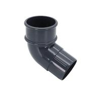 FloPlast Mini Gutter Offset Bend - 112 Degree x 50mm Anthracite Grey