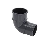 FloPlast Mini Gutter Pipe Bend - 92.5 Degree x 50mm Anthracite Grey