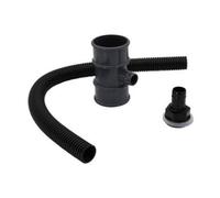 Floplast Miniflo 50mm Rain Diverter - Anthracite Grey - Connects Downpipe To Water Butt