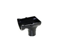 Floplast Miniflo 76mm Black Mini Gutter Stopend Outlet - Pack Of 2.