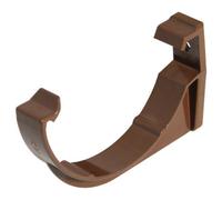 Floplast Miniflo Brown Half Round Fascia Bracket (Dia) 76mm , Pack Of 2
